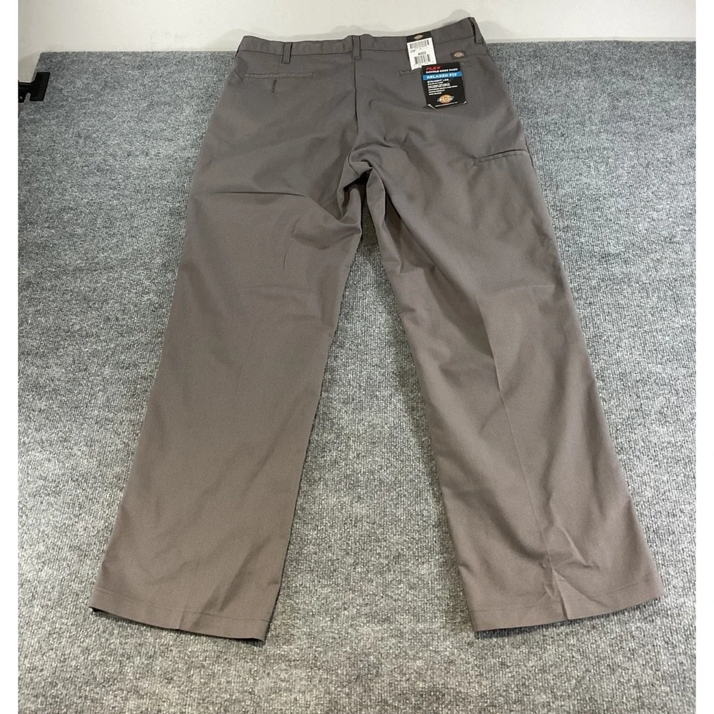 Dickies Flex Double Knee Work Pants Men's 40x32 Relaxed Fit Brown Utility New